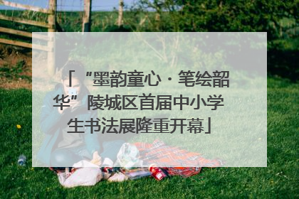 “墨韵童心・笔绘韶华”陵城区首届中小学生书法展隆重开幕