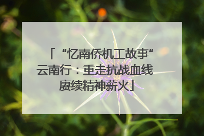 “忆南侨机工故事”云南行：重走抗战血线 赓续精神薪火