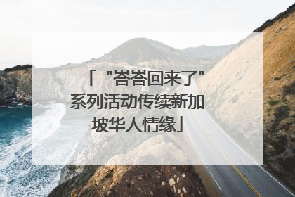 “峇峇回来了”系列活动传续新加坡华人情缘