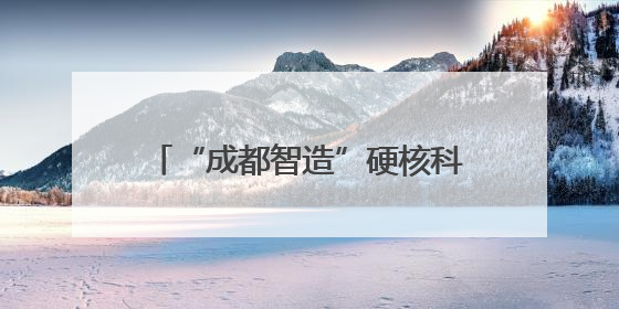 “成都智造”硬核科技产品闪耀西博会