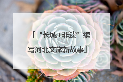 “长城+非遗”续写河北文旅新故事