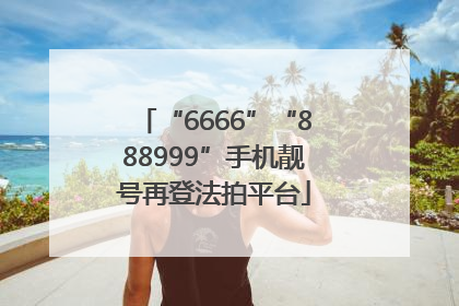 “6666”“888999”手机靓号再登法拍平台