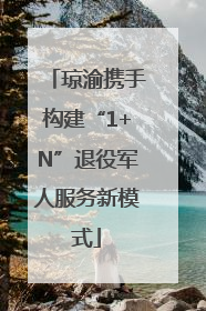 琼渝携手构建“1+N”退役军人服务新模式