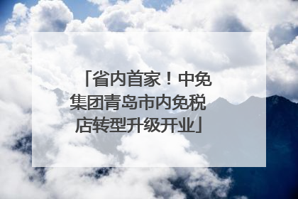 省内首家！中免集团青岛市内免税店转型升级开业
