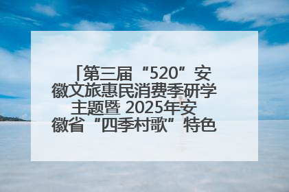第三届“520”安徽文旅惠民消费季研学主题暨 2025年安徽省“四季村歌”特色展演燃动池州