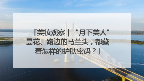 美妆观察｜“月下美人”昙花、路边的马兰头，都藏着怎样的护肤密码？