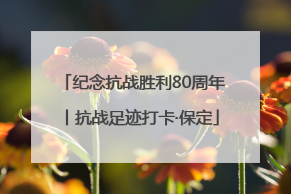 纪念抗战胜利80周年丨抗战足迹打卡·保定