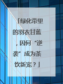 绿化带里的羽衣甘蓝，因何“逆袭”成为茶饮新宠？
