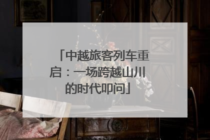 中越旅客列车重启：一场跨越山川的时代叩问