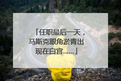 任职最后一天，马斯克眼角淤青出现在白宫……