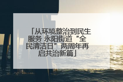 从环境整治到民生服务 永阳街道“全民清洁日”两周年再启共治新篇