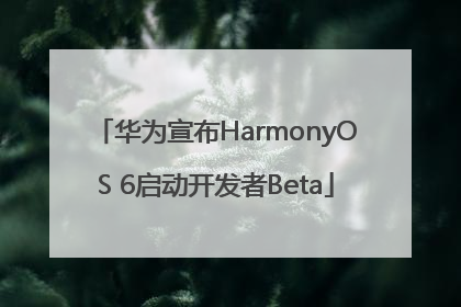 华为宣布HarmonyOS 6启动开发者Beta