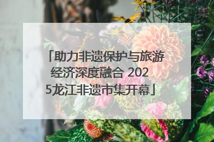 助力非遗保护与旅游经济深度融合 2025龙江非遗市集开幕