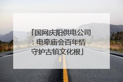 国网庆阳供电公司：电牵庙会百年情 守护古镇文化根