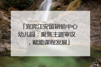 宜宾江安留耕镇中心幼儿园：聚焦主题审议，赋能课程发展