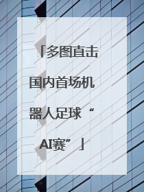 多图直击国内首场机器人足球“AI赛”