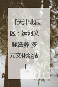 天津北辰区：运河文脉滋养 多元文化绽放