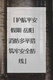 护航平安假期 岳阳消防多举措筑牢安全防线