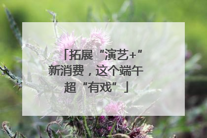 拓展“演艺+”新消费，这个端午超“有戏”