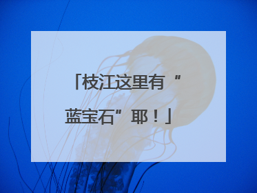 枝江这里有“蓝宝石”耶！