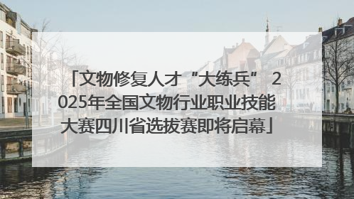 文物修复人才“大练兵” 2025年全国文物行业职业技能大赛四川省选拔赛即将启幕