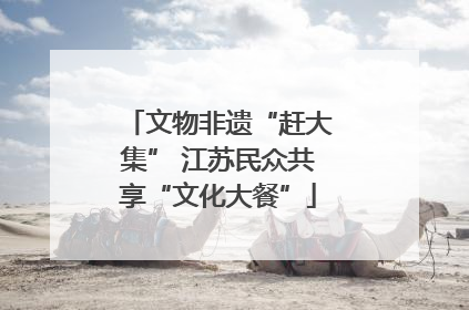 文物非遗“赶大集” 江苏民众共享“文化大餐”