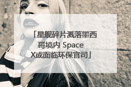 星舰碎片溅落墨西哥境内 SpaceX或面临环保官司