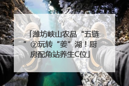 潍坊峡山农品“五链”②玩转“姜”湖！厨房配角站养生C位