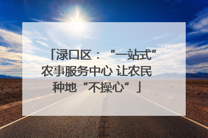 渌口区：“一站式”农事服务中心 让农民种地“不操心”