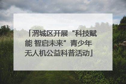 渭城区开展“科技赋能 智启未来”青少年无人机公益科普活动