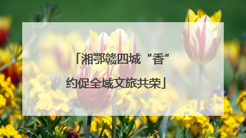 湘鄂赣四城“香”约促全域文旅共荣