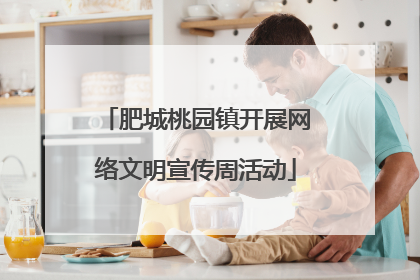 肥城桃园镇开展网络文明宣传周活动