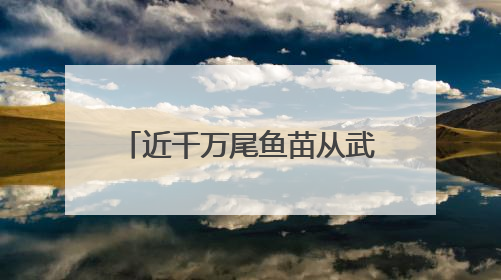 近千万尾鱼苗从武汉“游进”长江