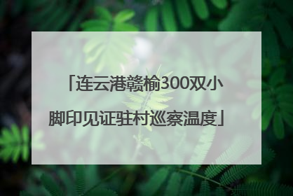 连云港赣榆300双小脚印见证驻村巡察温度