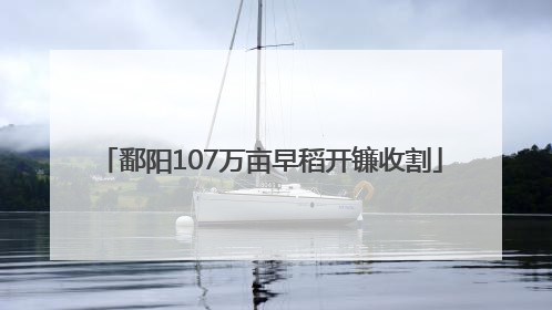 鄱阳107万亩早稻开镰收割
