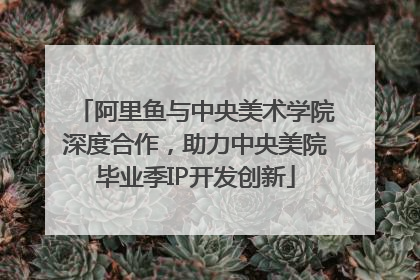 阿里鱼与中央美术学院深度合作，助力中央美院毕业季IP开发创新