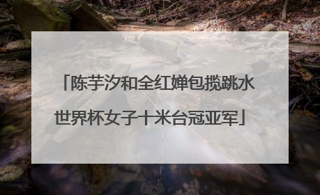 陈芋汐和全红婵包揽跳水世界杯女子十米台冠亚军