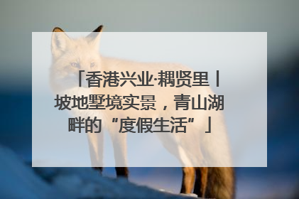 香港兴业·耦贤里丨坡地墅境实景，青山湖畔的“度假生活”