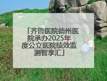齐鲁医院德州医院承办2025年度公立医院绩效监测智享汇