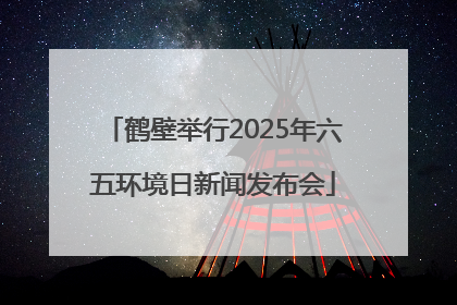 鹤壁举行2025年六五环境日新闻发布会