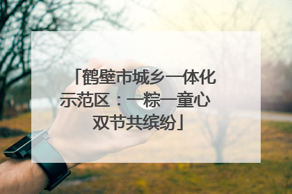 鹤壁市城乡一体化示范区：一粽一童心 双节共缤纷