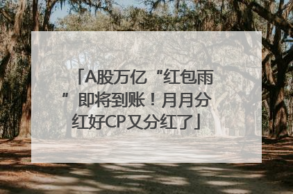 A股万亿“红包雨”即将到账！月月分红好CP又分红了